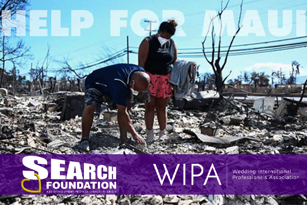 WIPA Supports SEARCH's Fundraising for Event Professionals Impacted by the Maui Wildfires