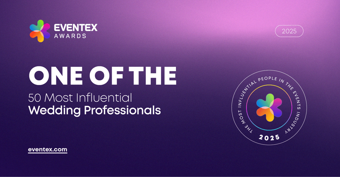 Eventex Awards: One of the 50 Most Influential Wedding Professionals